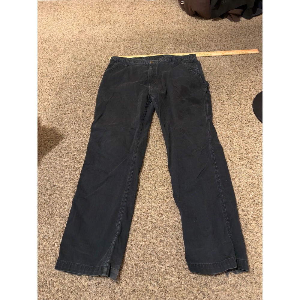 Carhartt Relaxed Fit Carpenter Pants Black 42 x 34